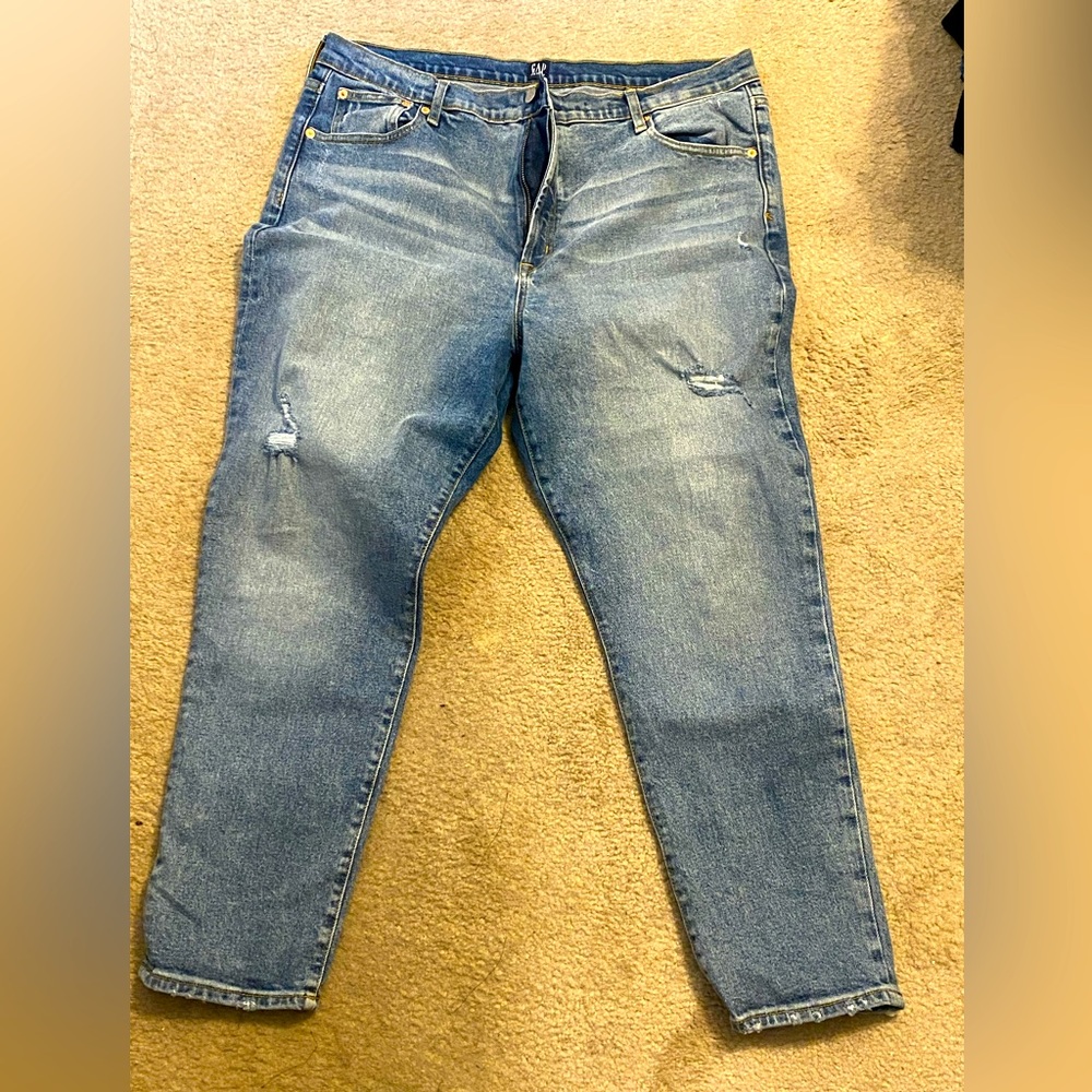 GAP cut out True Skinny jeans